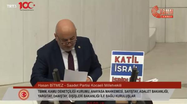 SAADET Partisi Genel Başkan Yardımcısı ve Kocaeli Milletvekili Hasan Bitmez (53), TBMM Genel Kurulu'nda kürsüde konuşma yaptığı sırada fenalaşarak hastaneye kaldırıldı. 