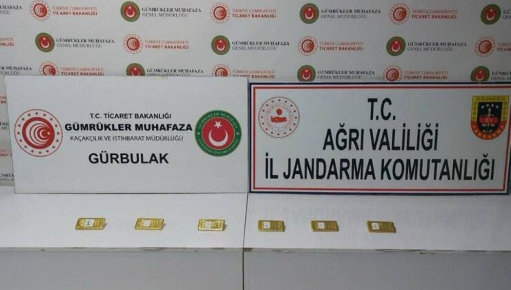 Ağrı’da 27 milyon 300 Bin Değerinde Altın Yakalandı