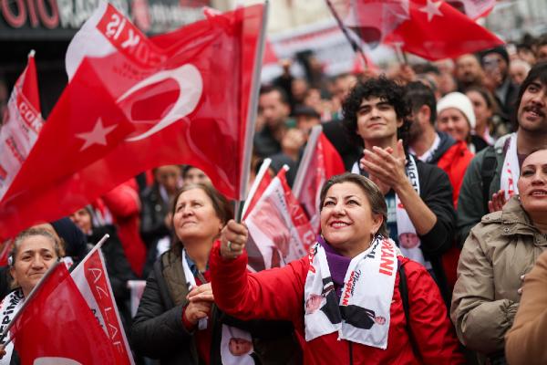 Özgür Özel, Ankara'da Seçim Koordinasyon Merkezi Açılışına....