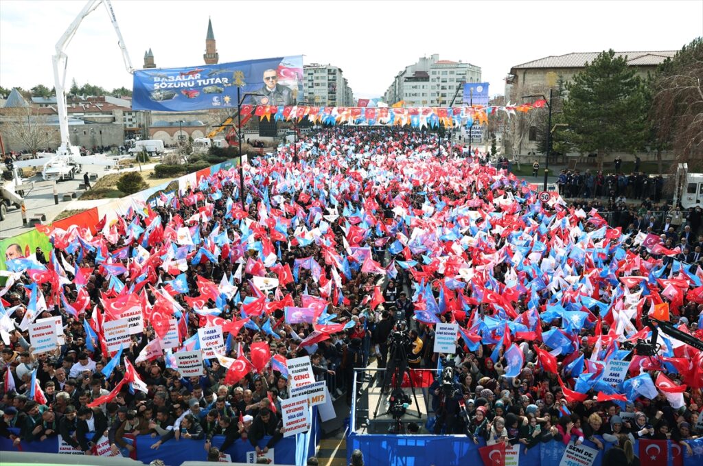 CB Erdoğan, Sivas Mitinginde Konuştu