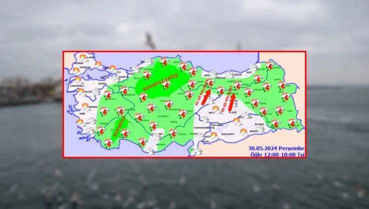 Meteoroloji Uyardı: Kuvvetli Sağanak Yağışlar Geliyor!