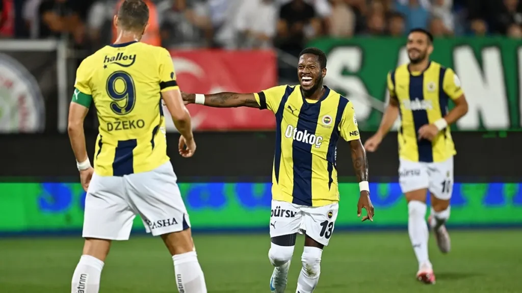 Rize'de Fred Şov Fenerbahçe Farklı Kazandı 0-5