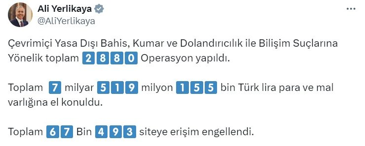 Bilişim Suçları Operasyonu: 7,5 Milyar Liraya El Kondu!